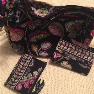 Shoulder bag and wallet